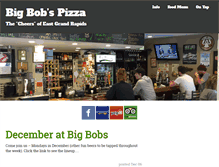 Tablet Screenshot of bigbobspizza.com